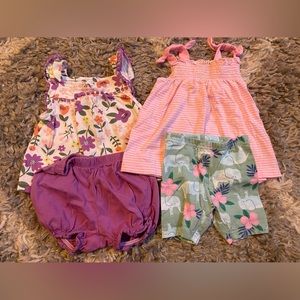 Carters, tank and bloomer set, tank and short set, 6 months